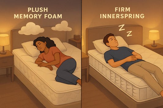 From Plush to Firm: How Memory Foam vs Innerspring Affects Your Sleep Depth