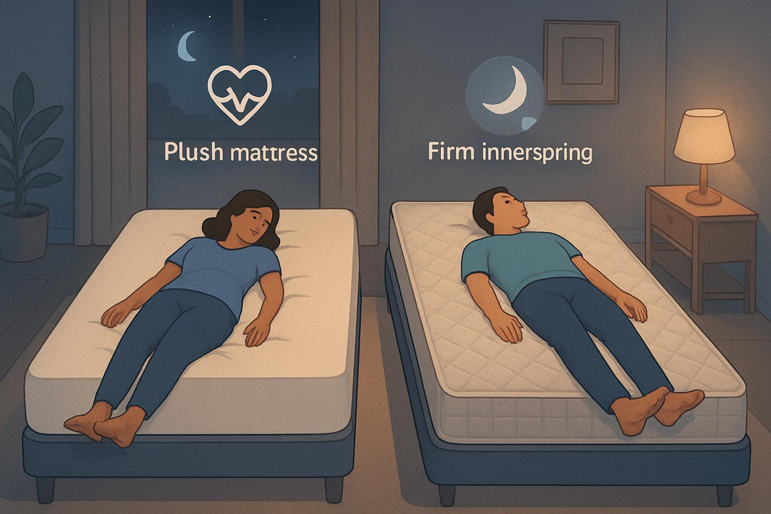 From Plush to Firm: How Memory Foam vs Innerspring Affects Your Sleep Depth