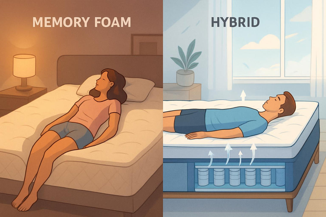 Hybrid Mattress vs Memory Foam: Quick Breakdown
