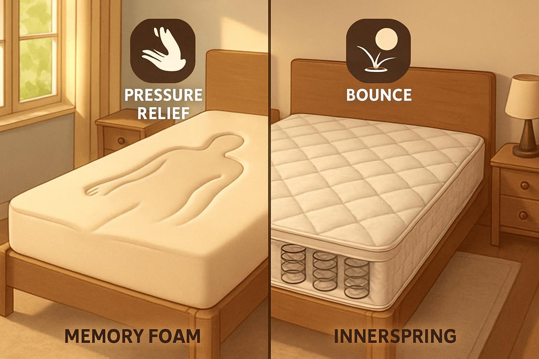 Innerspring Mattress vs Memory Foam Mattress: Which One Passes the Bounce Test?