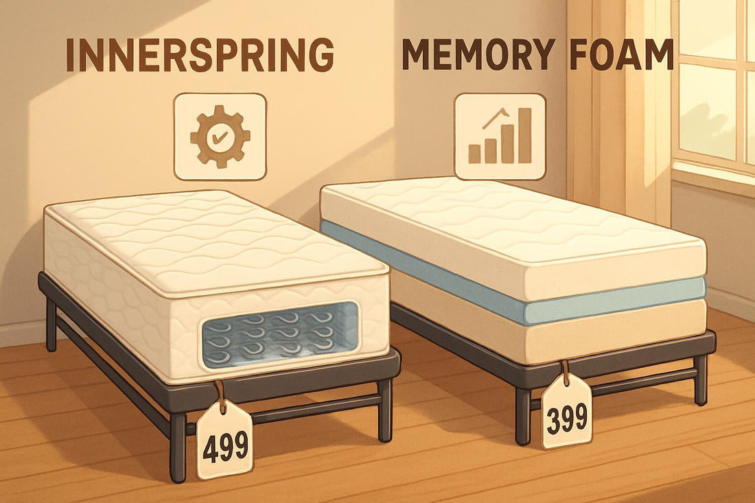 The Cost Comparison You Didn’t See: Innerspring Mattress vs Memory Foam Price Wars