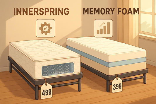 The Cost Comparison You Didn’t See: Innerspring Mattress vs Memory Foam Price Wars