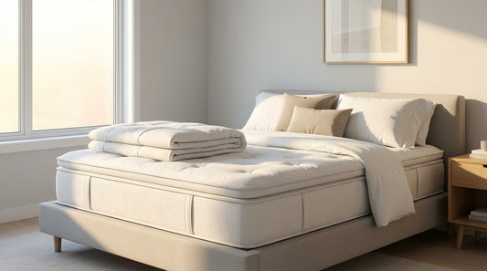 A how big is a full mattress in a beautifully styled bedroom