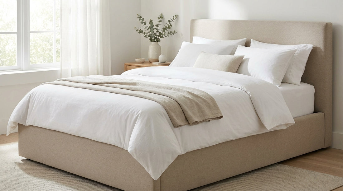 A what size is a full mattress in a beautifully styled bedroom