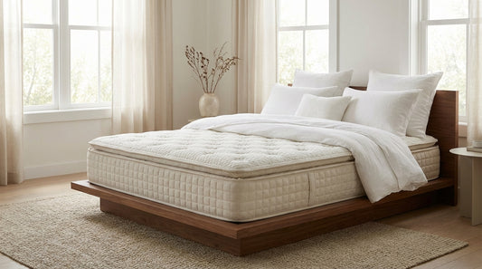 A how often should you buy a new mattress in a beautifully styled bedroom