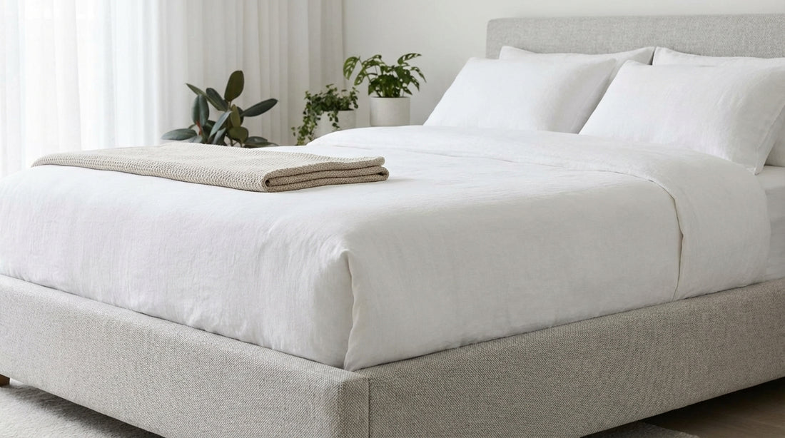 A make mattress firmer in a beautifully styled bedroom
