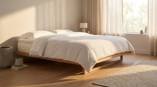 A where to buy mattress in a beautifully styled bedroom