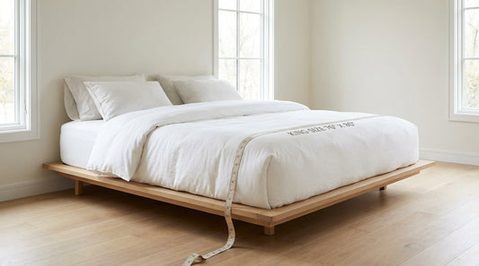 A what size is a king mattress in a beautifully styled bedroom