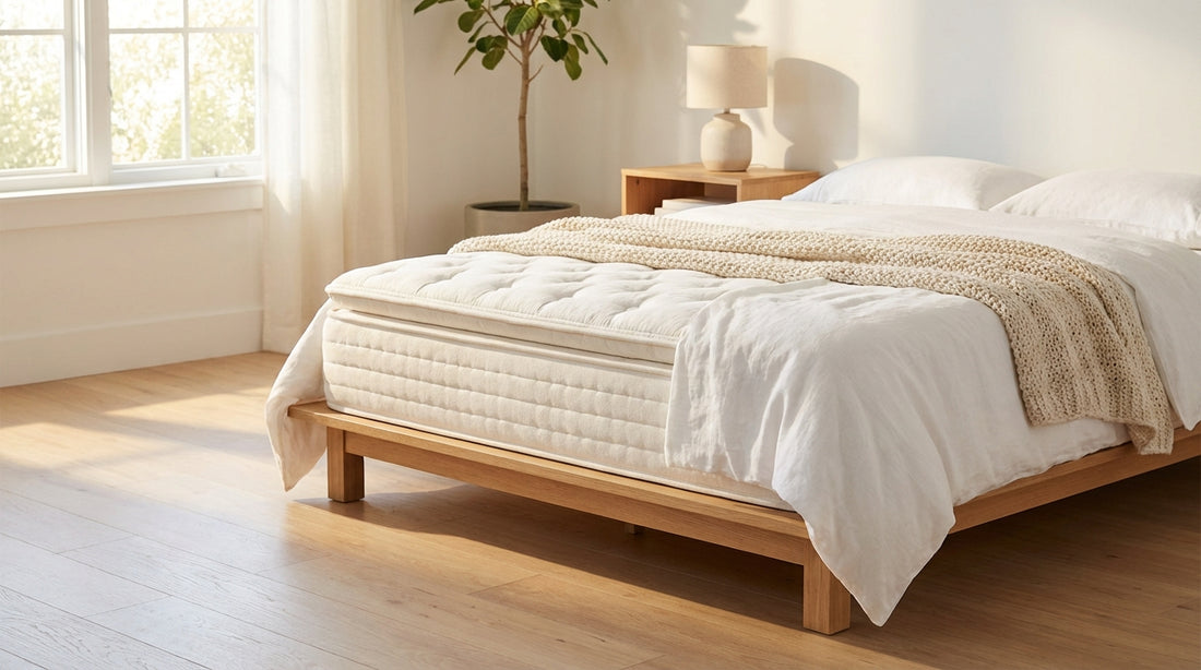 A choose a mattress in a beautifully styled bedroom