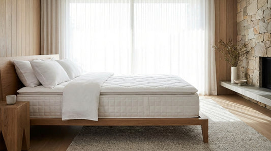 A how big is a king size mattress in a beautifully styled bedroom