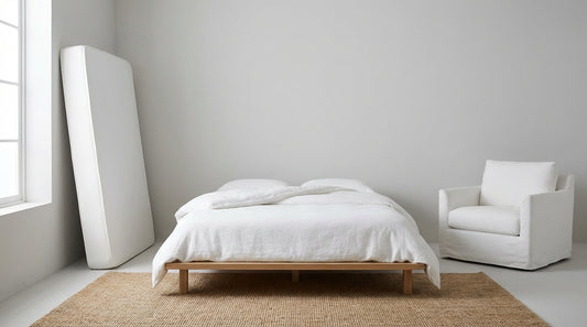 A get rid of a mattress in a beautifully styled bedroom