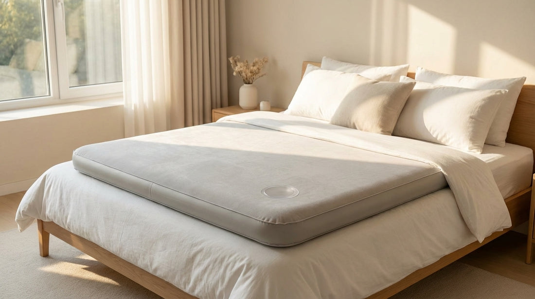 A find hole in air mattress in a beautifully styled bedroom