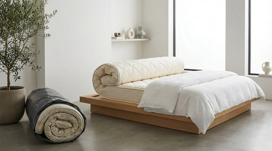 A get rid of an old mattress in a beautifully styled bedroom