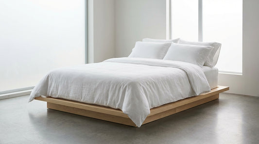 A how wide is a full mattress in a beautifully styled bedroom
