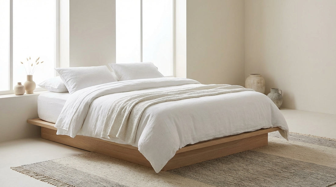 A how much is a queen mattress in a beautifully styled bedroom