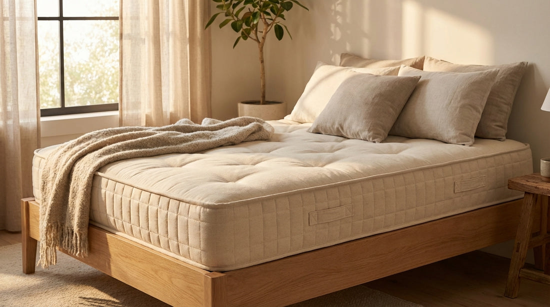 A what size is a twin mattress in a beautifully styled bedroom