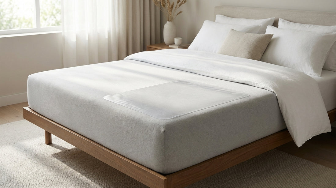 A clean pee out of a mattress in a beautifully styled bedroom