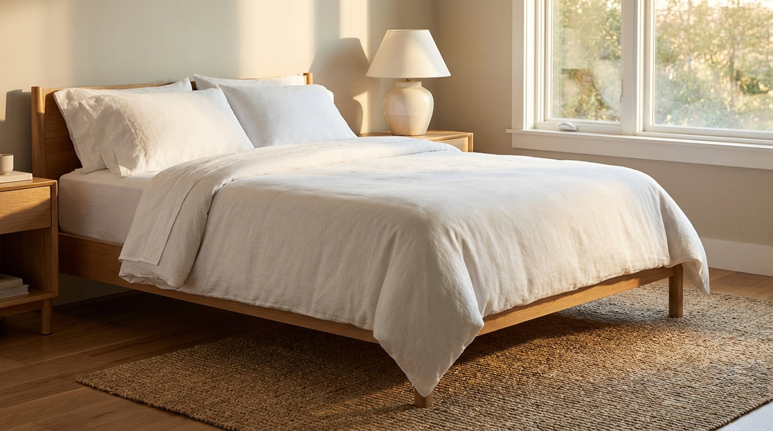 A where to buy cheap mattress in a beautifully styled bedroom