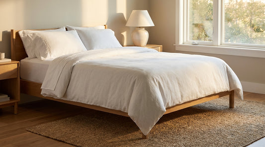 A where to buy cheap mattress in a beautifully styled bedroom