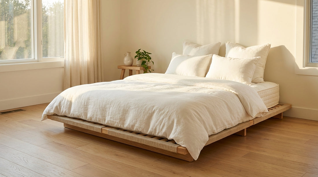 A do you need a box spring with a mattress in a beautifully styled bedroom