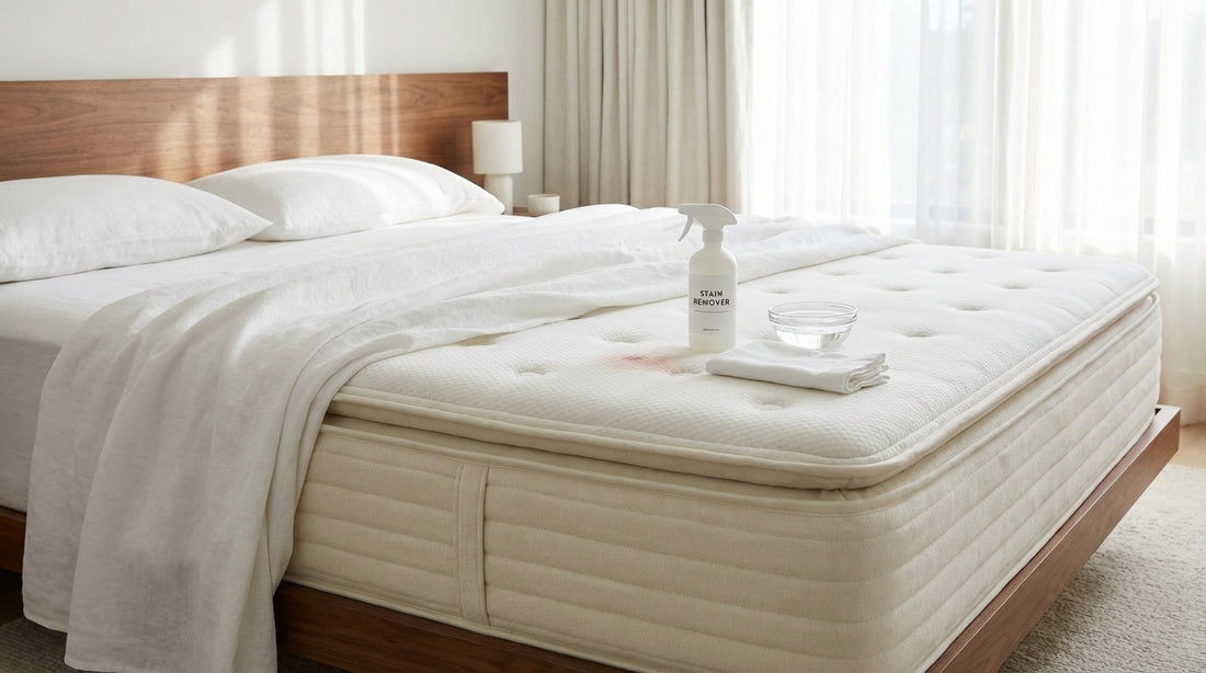 A get blood out of a mattress in a beautifully styled bedroom