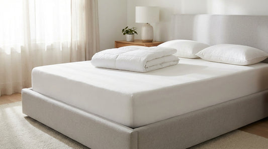 A how much does a queen mattress weigh in a beautifully styled bedroom