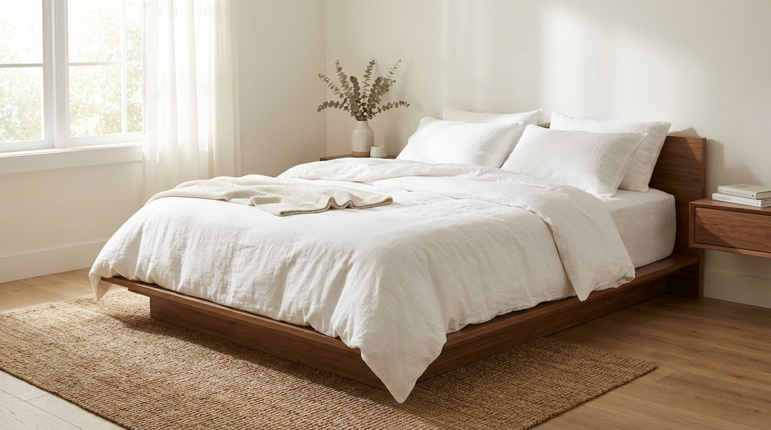 A how long is a queen size mattress in a beautifully styled bedroom