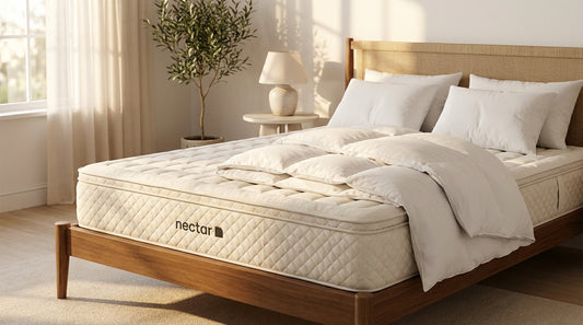A is nectar a good mattress in a beautifully styled bedroom