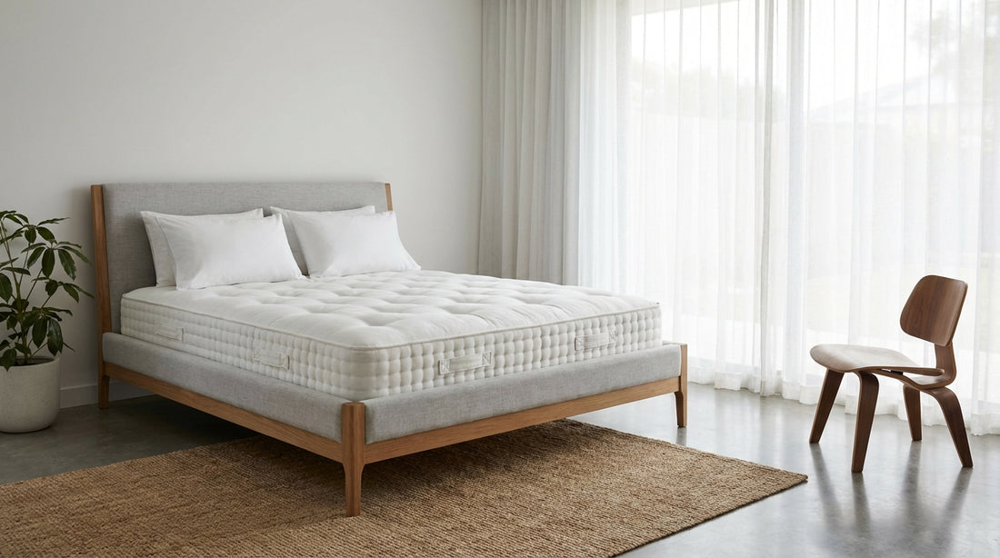 A how much is a king size mattress in a beautifully styled bedroom
