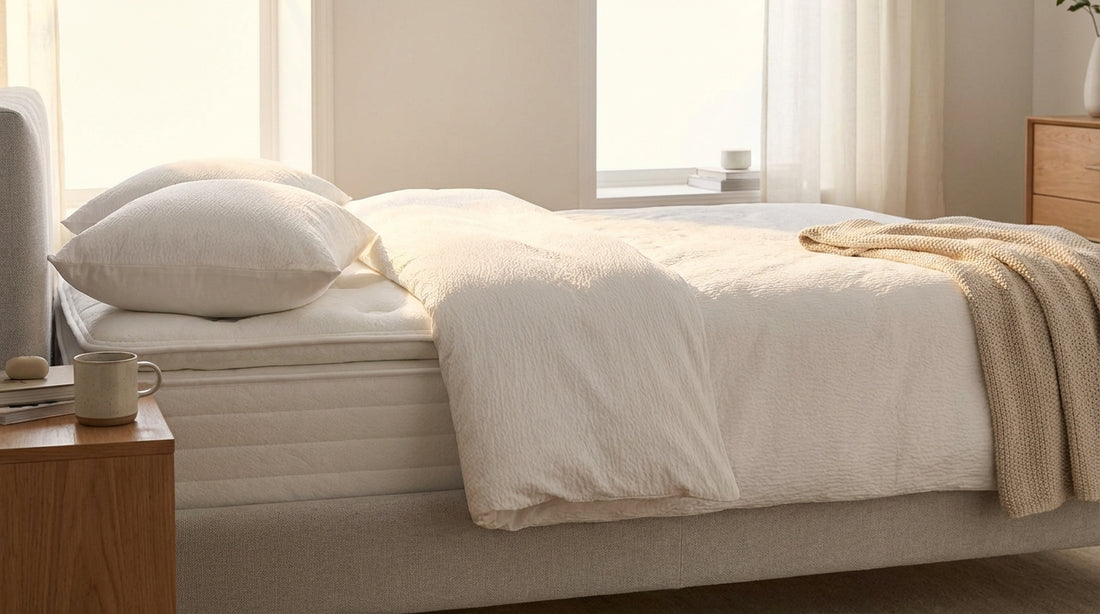 A get period blood out of mattress in a beautifully styled bedroom