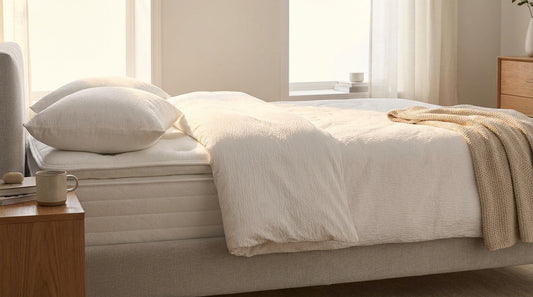 A get period blood out of mattress in a beautifully styled bedroom