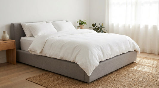 A how much does a queen mattress cost in a beautifully styled bedroom