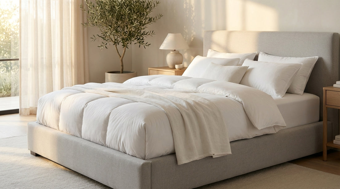 A which is the best memory foam mattress excnconsoles in a beautifully styled bedroom