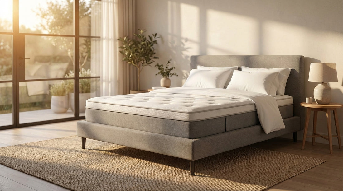 A how wide is a queen size mattress in a beautifully styled bedroom