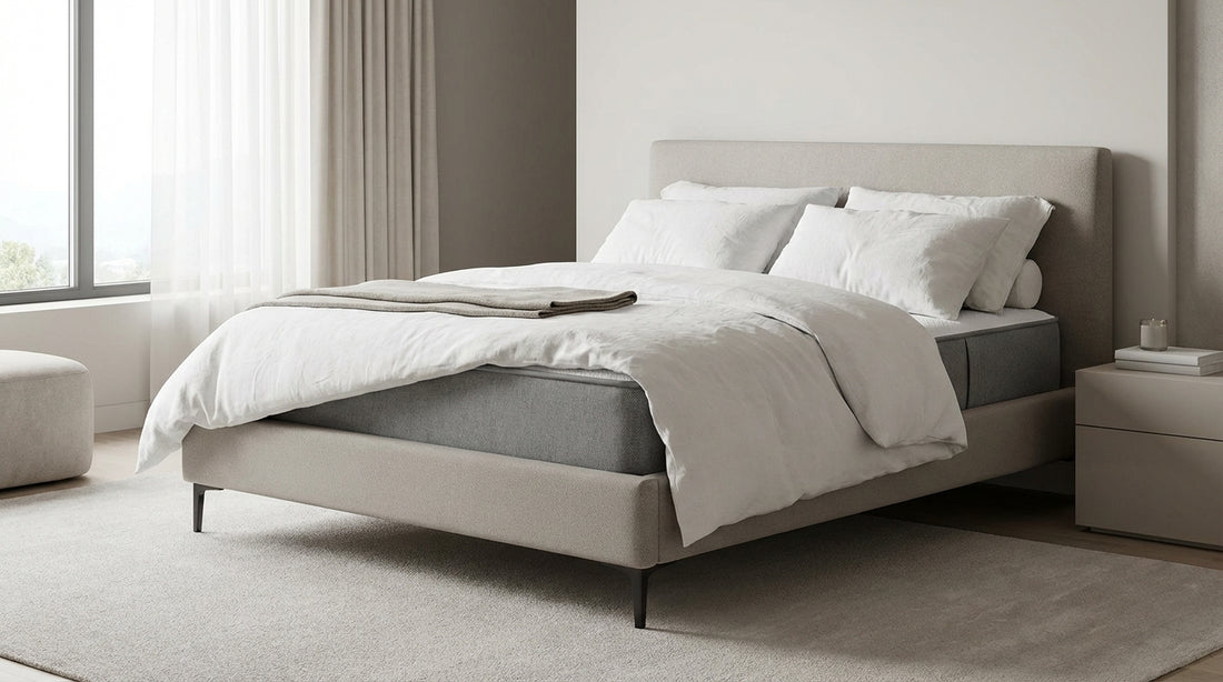 A how much is a twin mattress in a beautifully styled bedroom