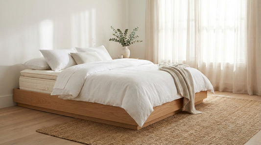 A what is the most comfortable mattress in a beautifully styled bedroom