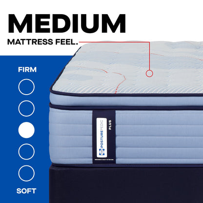 best Sealy Mattress Sealy Posturepedic Plus Medium Mattress – Paterson II Euro Pillow Top