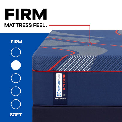 best Sealy Mattress Sealy Posturepedic Elite Firm Hybrid Mattress – Brenham II