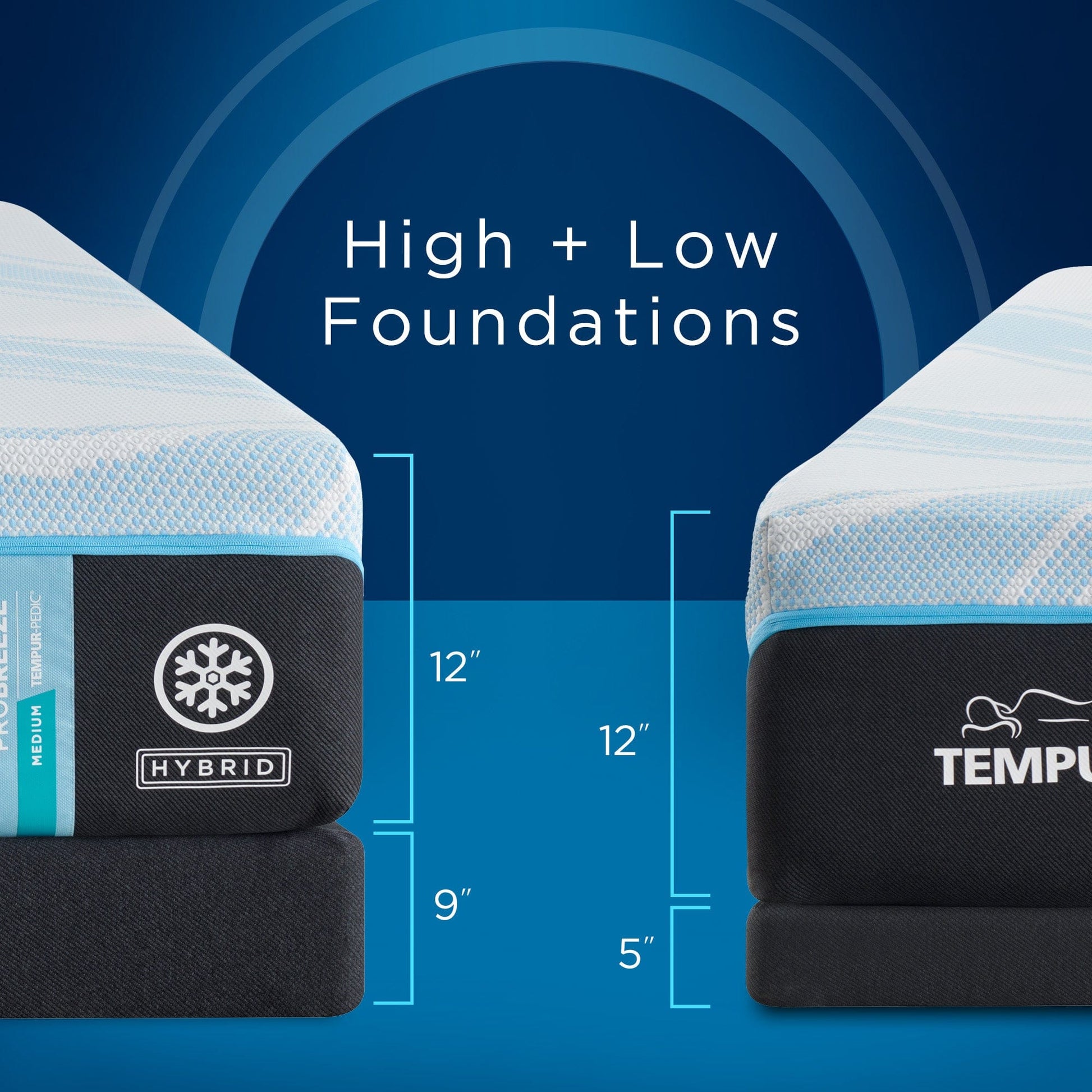 best Tempurpedic Mattress Tempur-Pedic® ProBreeze® Medium Feeling Hybrid Mattress