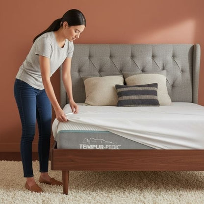 best Tempurpedic Protector TEMPUR-Breeze Mattress Protector – Cooling, Waterproof, Breathable Cover
