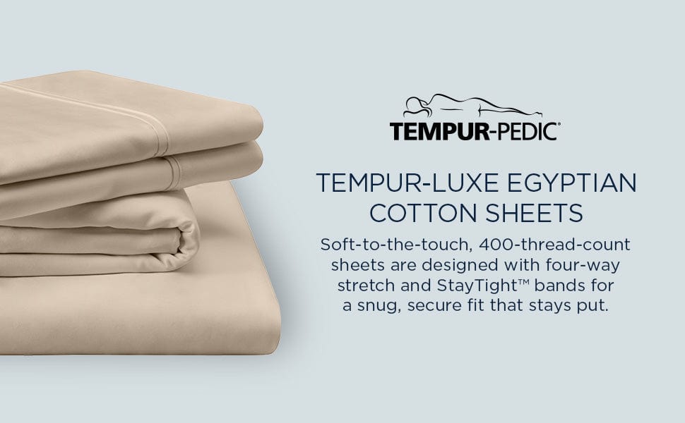 best Tempurpedic Sheets Tempur-Pedic TEMPUR Luxe™ Egyptian Cotton Sheet Set