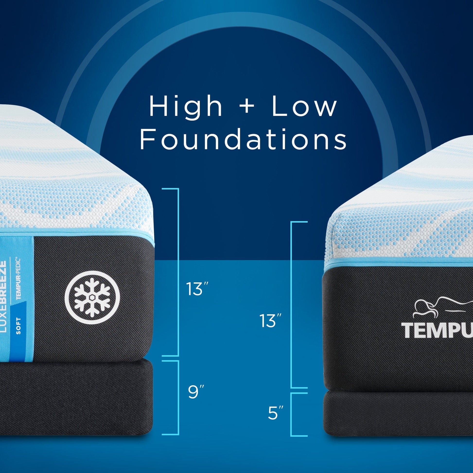Tempurpedic Mattress Tempur-Pedic® LuxeBreeze® Medium Feeling Hybrid Mattress mattress stores near me