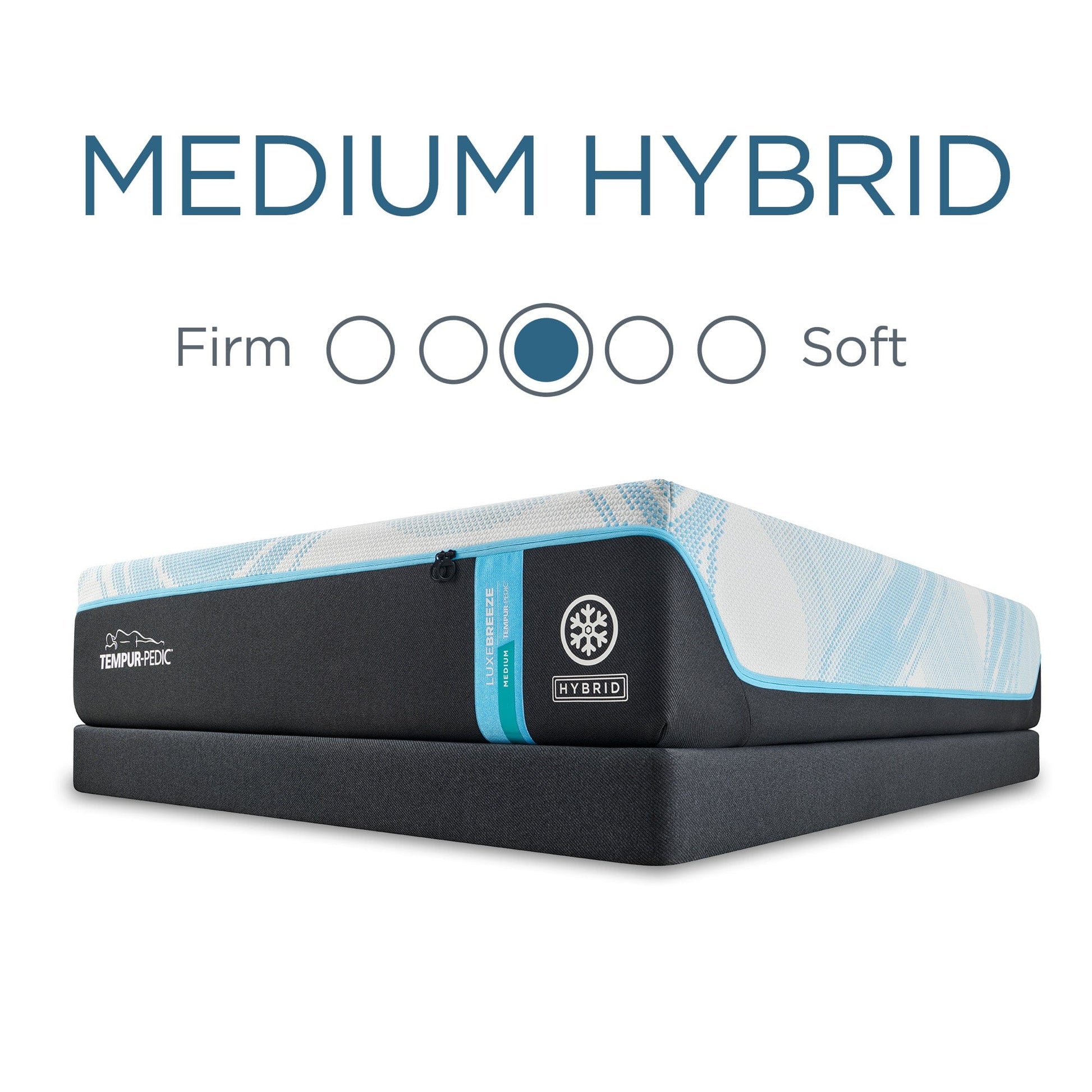 Tempurpedic Mattress Tempur-Pedic® LuxeBreeze® Medium Feeling Hybrid Mattress mattress stores near me