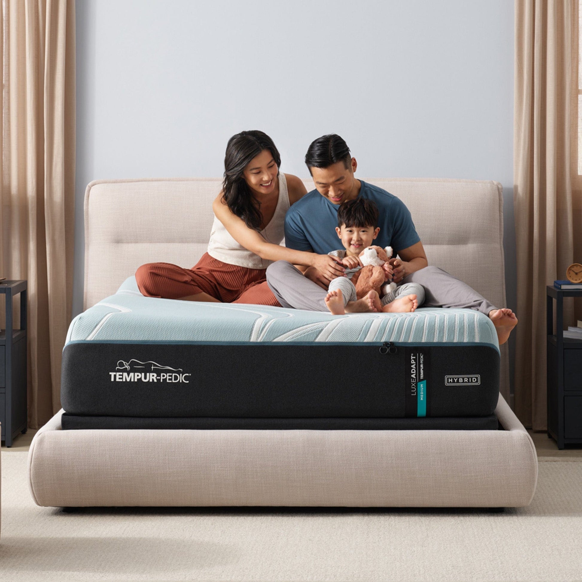 Tempurpedic Mattress Tempur-Pedic® TEMPUR-LuxeAdapt® Medium Feeling Hybrid Mattress mattress stores near me