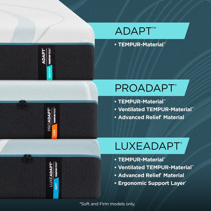 Tempurpedic Mattress Tempur-Pedic® TEMPUR-ProAdapt® Soft Feeling Mattress mattress stores near me