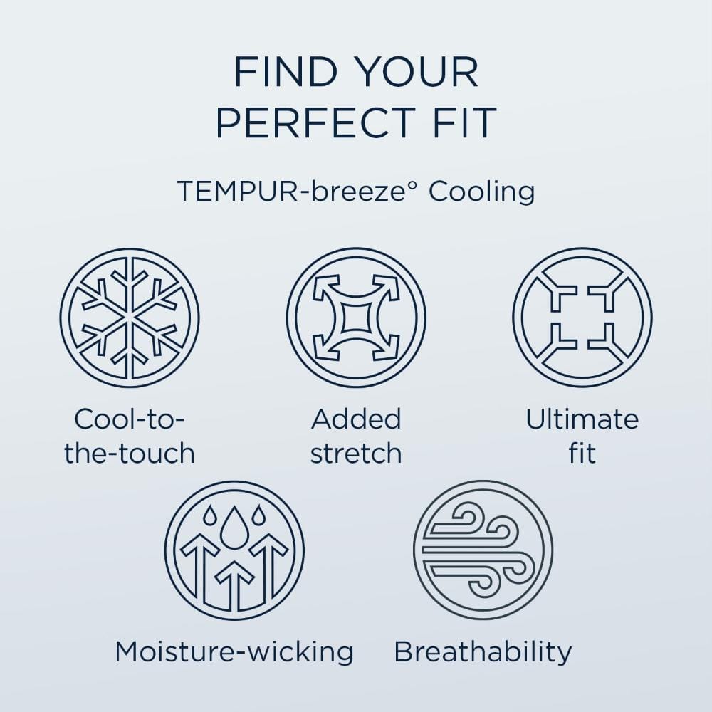 Tempurpedic Sheets TEMPUR-Breeze® Cooling Sheet Set mattress stores near me