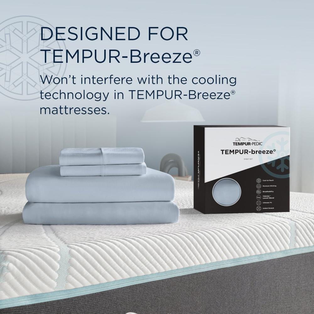 Tempurpedic Sheets TEMPUR-Breeze® Cooling Sheet Set mattress stores near me