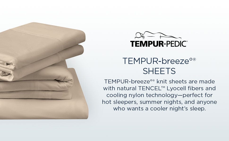Tempurpedic Sheets TEMPUR-Breeze® Cooling Sheet Set mattress stores near me