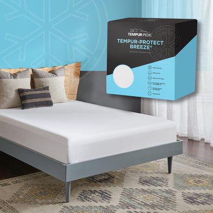 best Tempurpedic Protector TEMPUR-Breeze Mattress Protector – Cooling, Waterproof, Breathable Cover