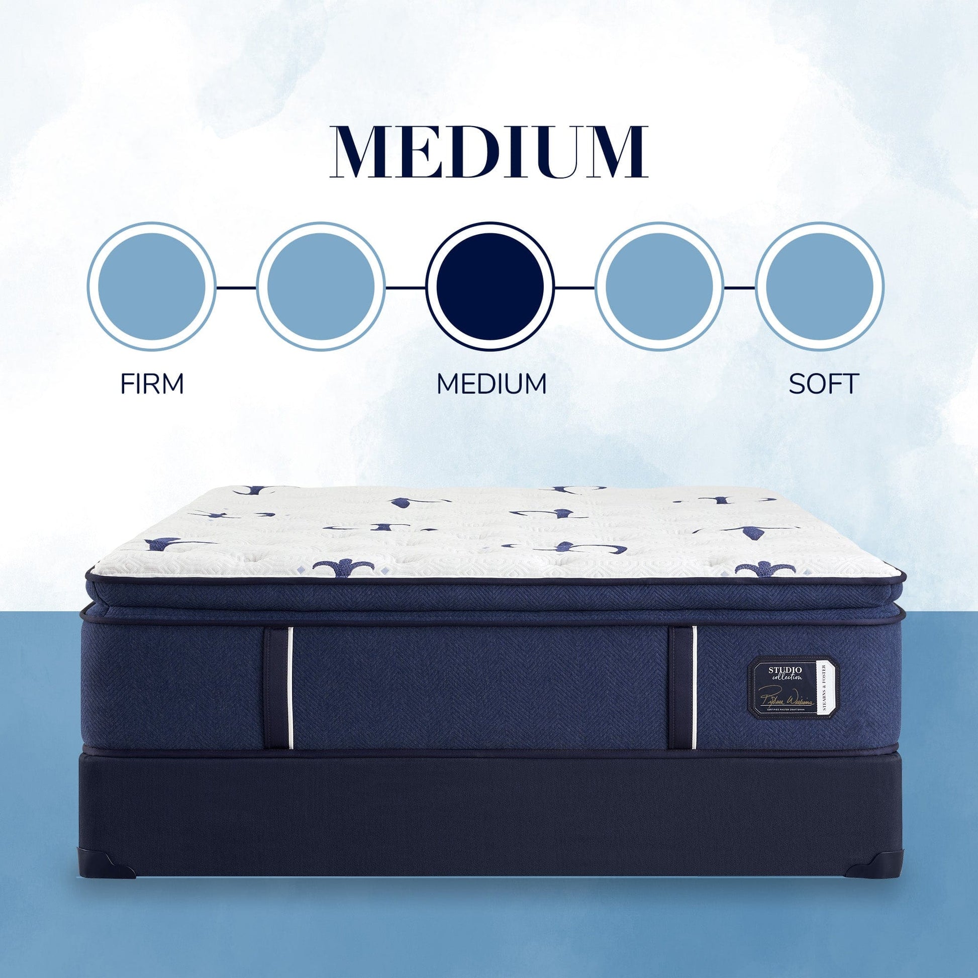 Stearns & Foster Mattress Stearns & Foster® Studio Medium Feeling Euro Pillowtop mattress stores near me